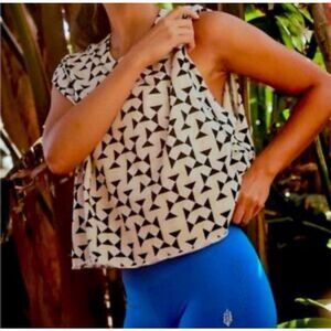 Free People FP movement tank Printed Trippy Geo Glowing women's XS NEW